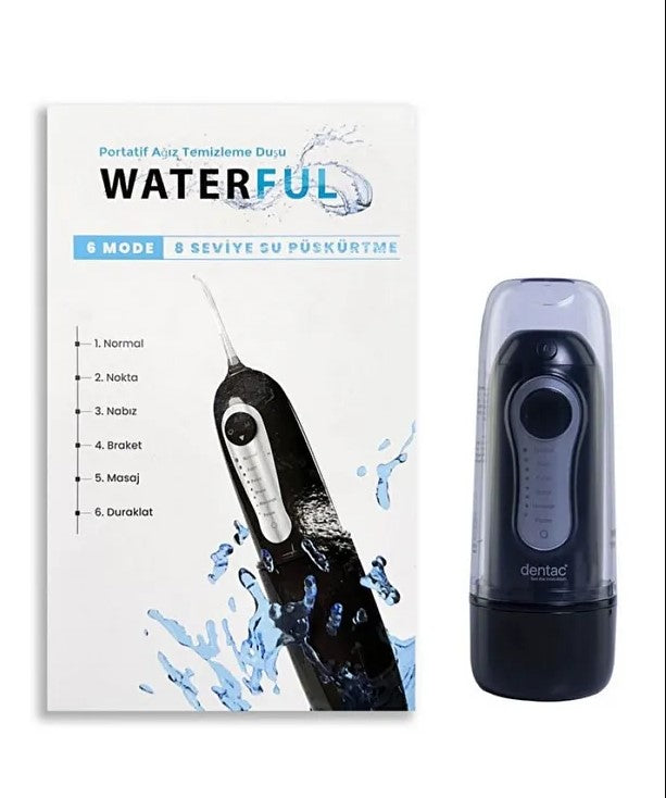 💦 نظافة فم احترافية في راحة يدك مع جهاز WATERFUL من Dentac